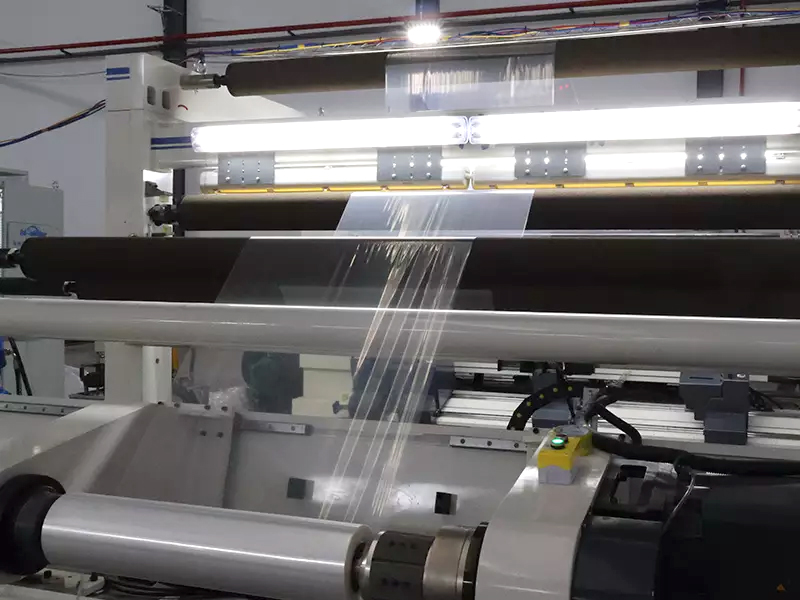 Safe production, recyclable packaging film